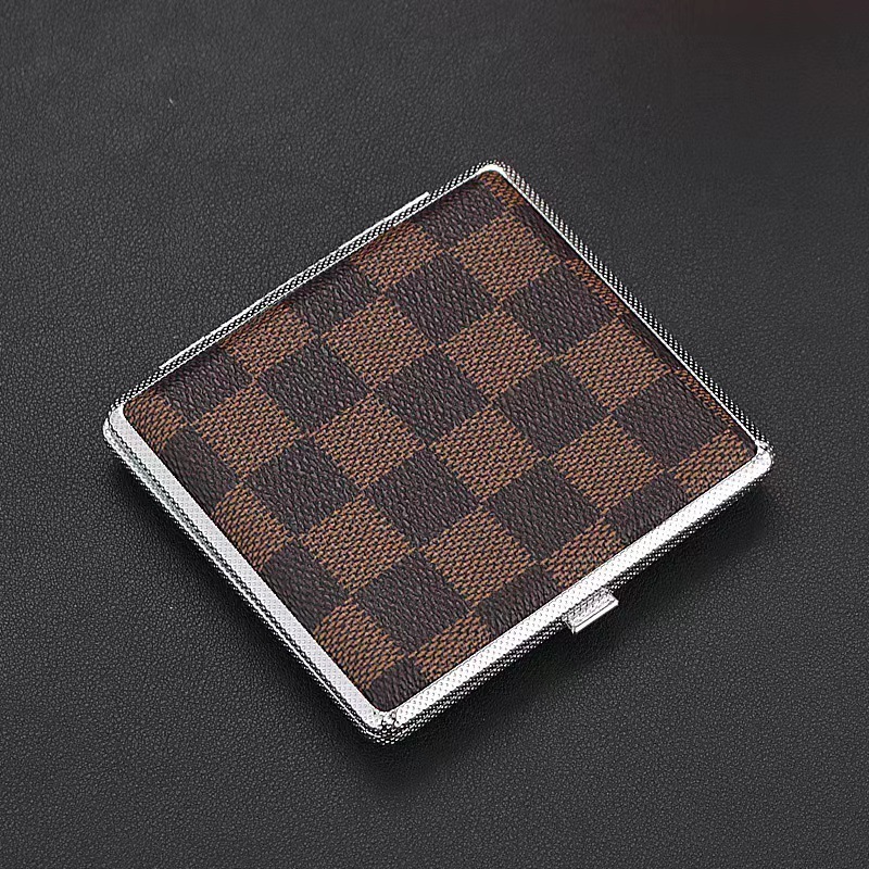 Promotional durable tin cigarette whole 20pcs pack Waterproof Cigarette Case holder 20pcs Custom Logo Tobacco Box