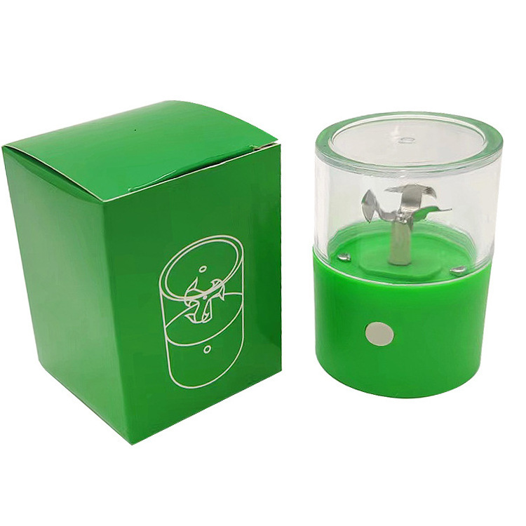 Factory Customized Logo Wholesale Electric Tobacco Grinder Plastic Battery Herb grinder