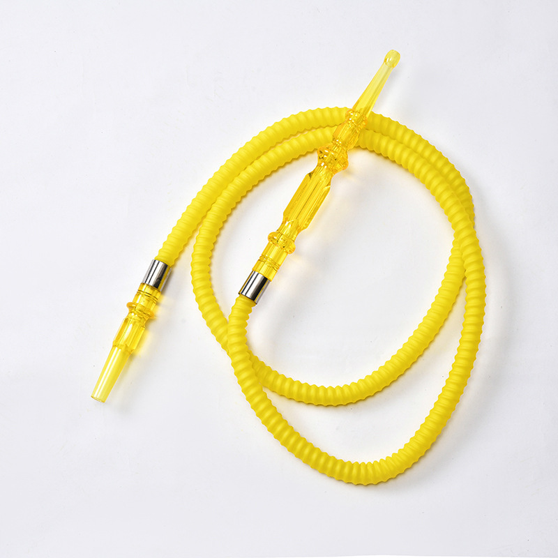 Washable Colorful Long 1.8m Hookah Hose Shisha pipe Custom logo Acrylic Handle