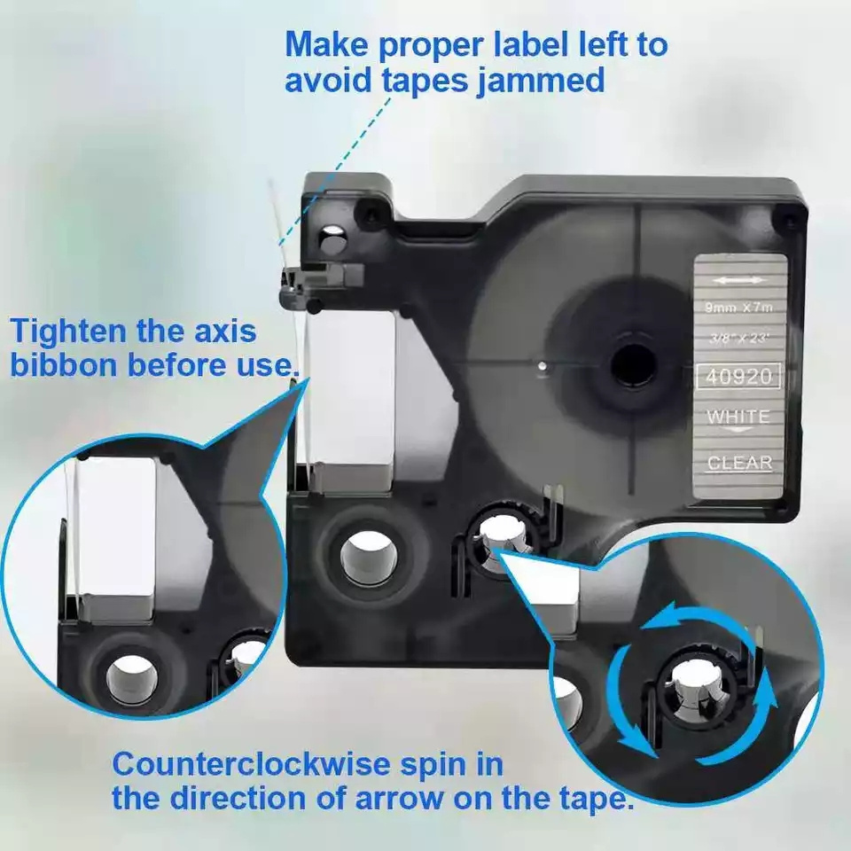 compatible dymo label tape cartridge 45013 for LabelManager PNP/150/160/210D/280/350/420P/450/450D/500TS/PC 16595