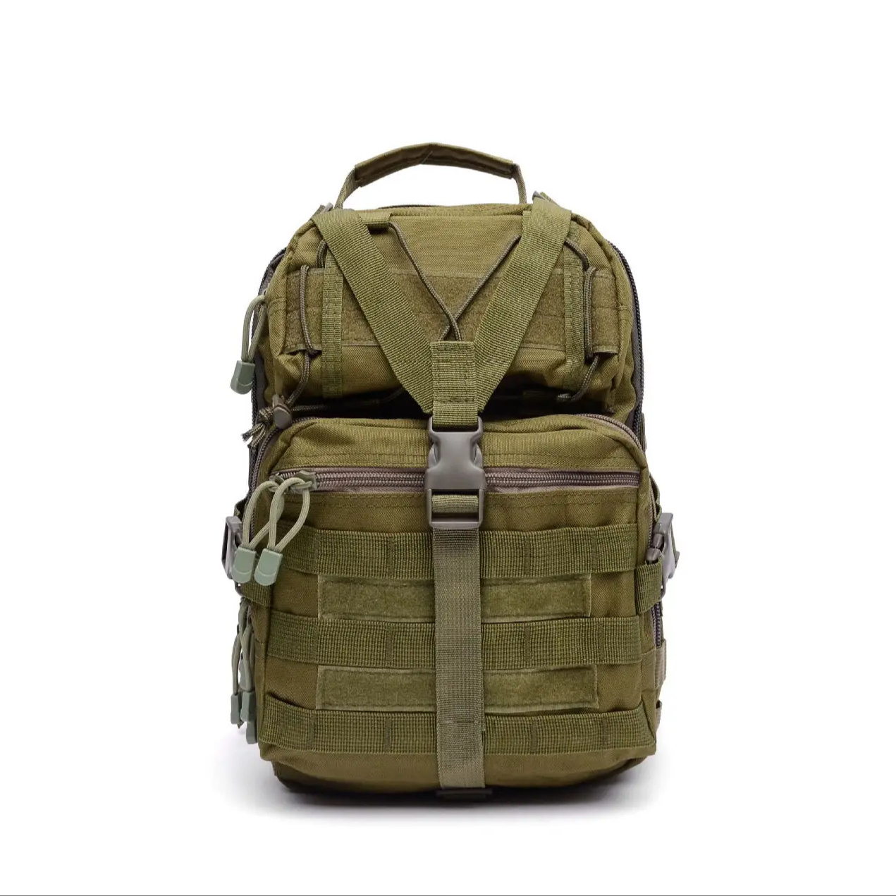 Outdoor Hiking Como Water-Resistant Tactical Sling Bag Pack Shoulder Backpack EDC Assault Range Bag