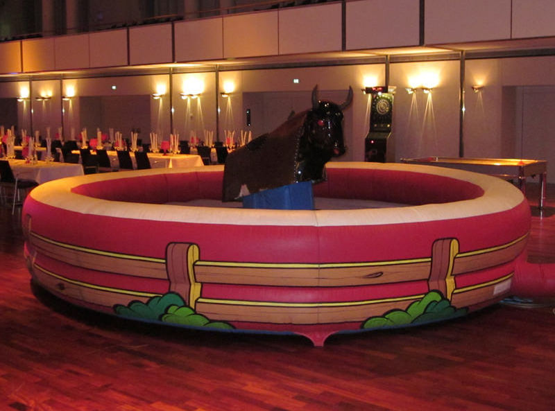 Party Rentals Inflatable Rodeo Bull Pool Riding Bucking Machine For Sale USA Star Infatable Mechanical bull Sale