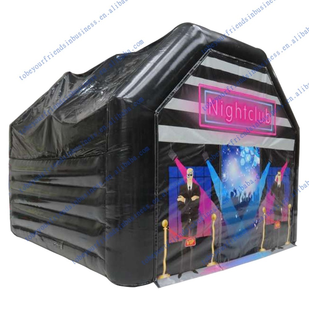 sales booth Inflatable Nightclub Pub For Party Disco Marquee House Room Bar Cabin For Outdoor Events With Blower