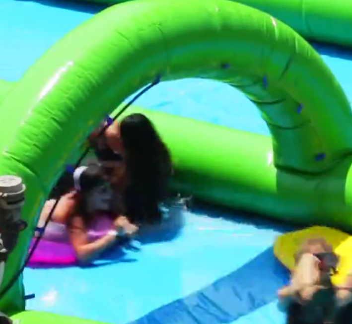 The World's Longest waterslide Inflatable Water slide for sale 1000 ft slip inflatable slide the city for sale