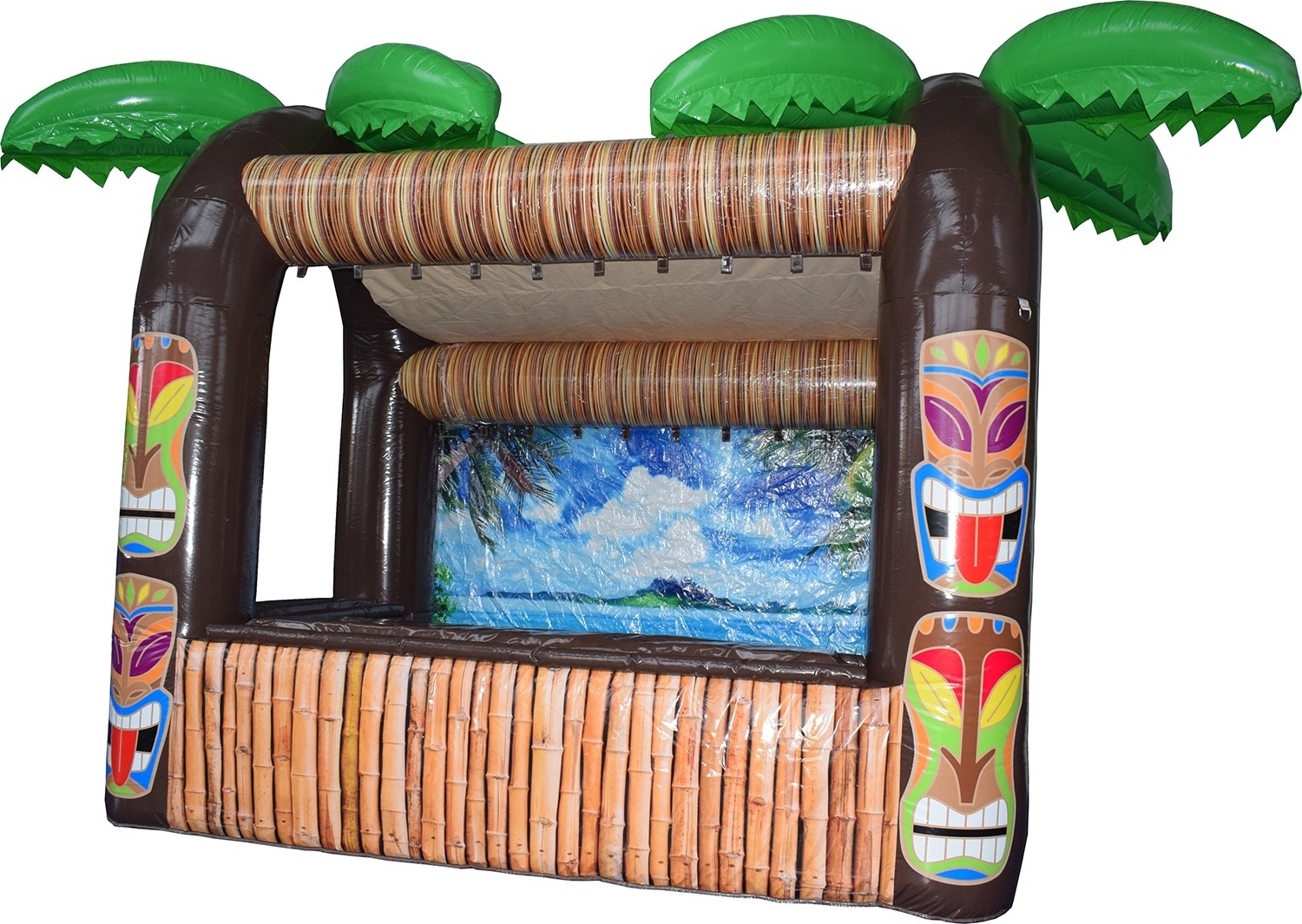 Beach Party Inflatable tropical Tiki Bar Exhibition Serving Inflatable Pub Tent Inflatable Tiki bar For Sale