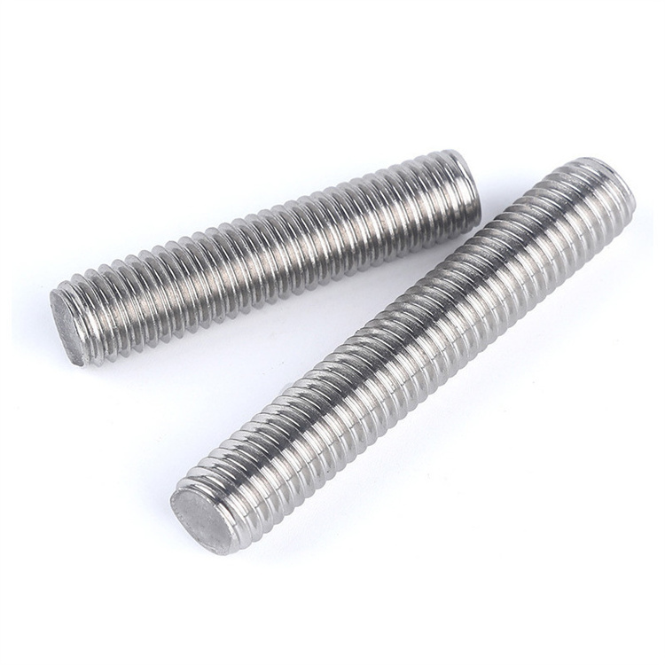 Thread Rod Studs & Threaded Rods Steel Rod Threading Machine Stainless Steel OEM Manufacturer Factory Price Black Metal Studs