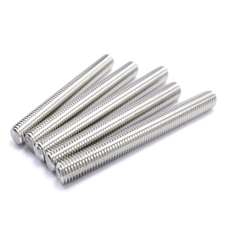 Thread Rod Studs & Threaded Rods Steel Rod Threading Machine Stainless Steel OEM Manufacturer Factory Price Black Metal Studs