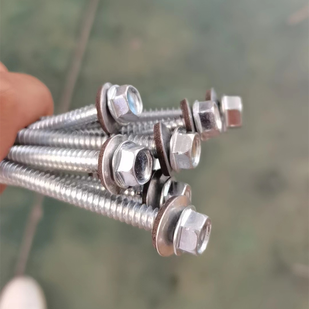 TOBO Stainless Steel 304 Galvanized Roofing Screw Hexagon Head Self Drilling Screw