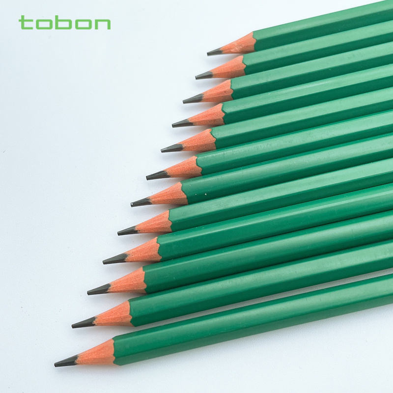 Green HB Plastic pencil