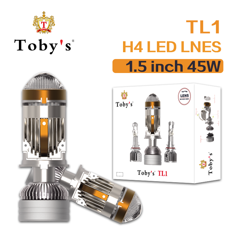 Tobys High Power and brightness 6500K 450W 4500LM  canbus system H4 Projector Lens Headlight  Bulb for Car Accessories