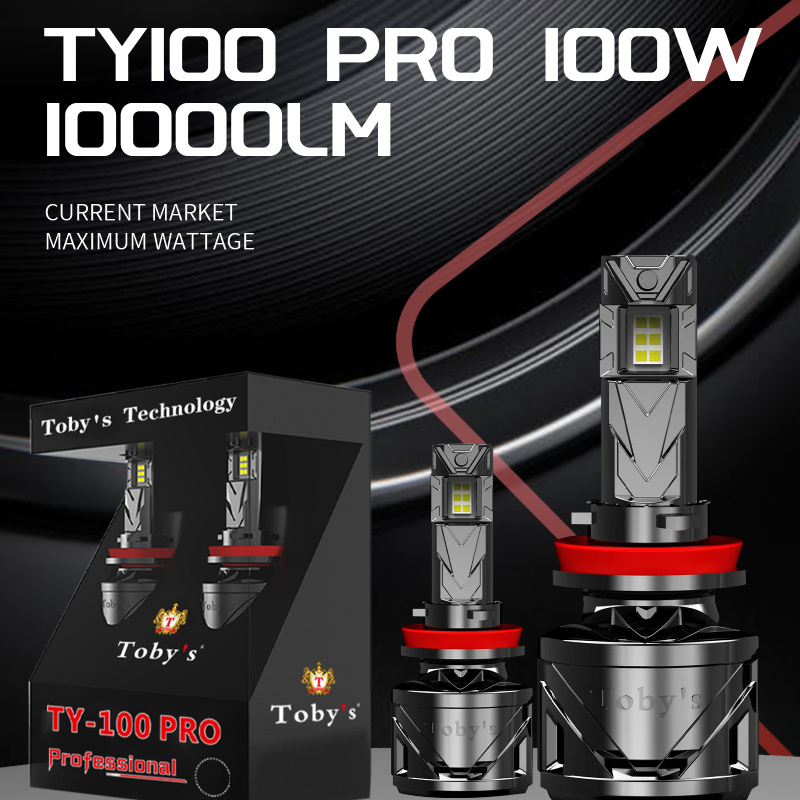 Tobys TY100 PRO h7 h4 h11 led headlight canbus 200W 20000LM car led headlights