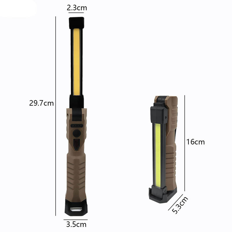 Toby's Good quality ABS portable with handle Entertainment Emergency Portable cob Magnetic LED work Light