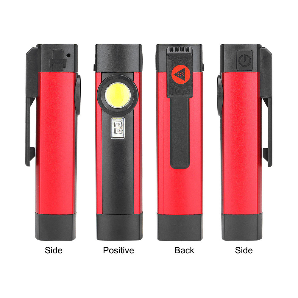 Toby's 3 IN 1 COB LED Penlight Flashlight USB rechargeable magnet inspection UV torchlight handheld Mini size Work Light