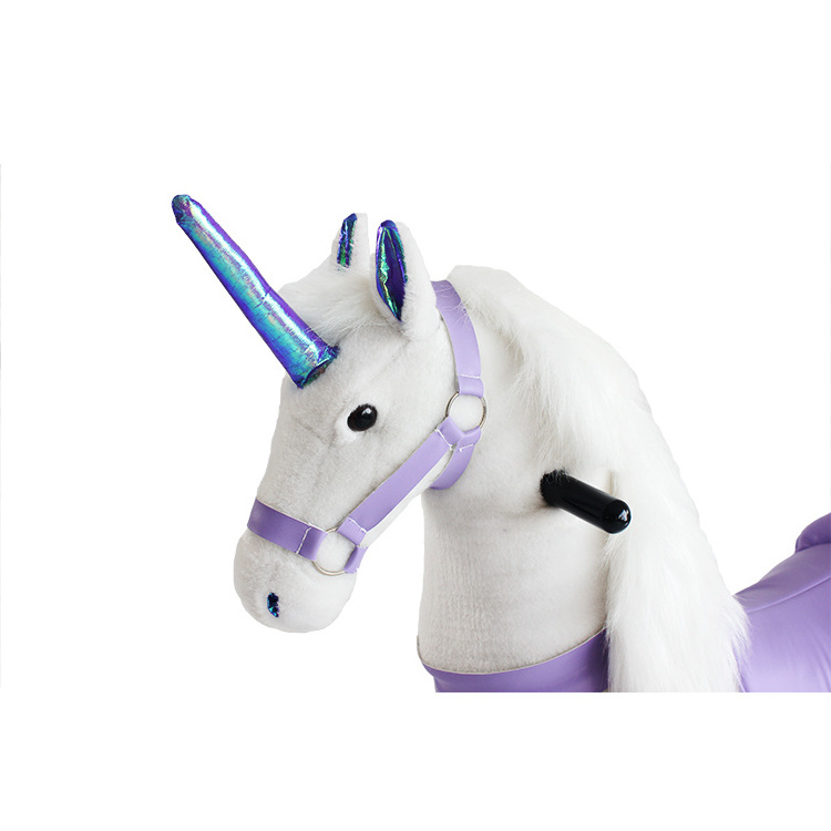 Riding Horse Toy Kids Ride On Unicorn Toy Free of  Power charging Feet driving