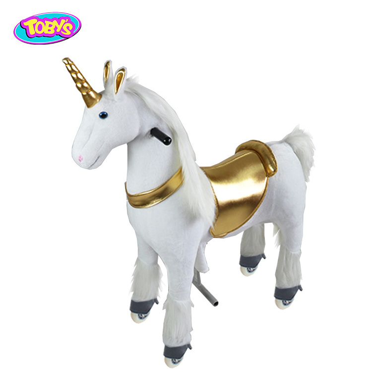 The Last Day's Special Offer Hot Sale Unicorn Kids Balance Bike Ride On Plush Toys