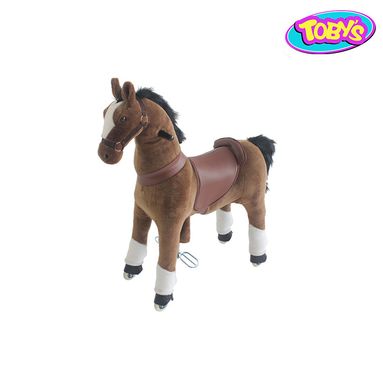 Mechanical Ride On Toys Toy horse pedal on wheels walking riding toys