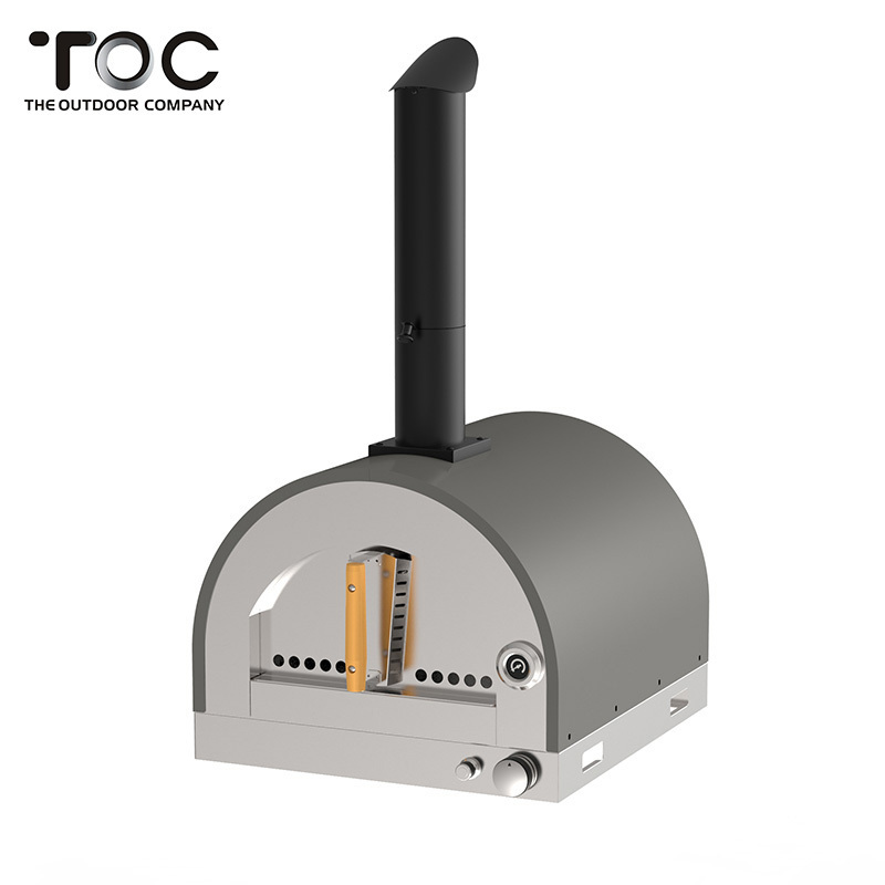 China Popular Stainless Steel Freestanding Outdoor Portable Gas Pizza Oven