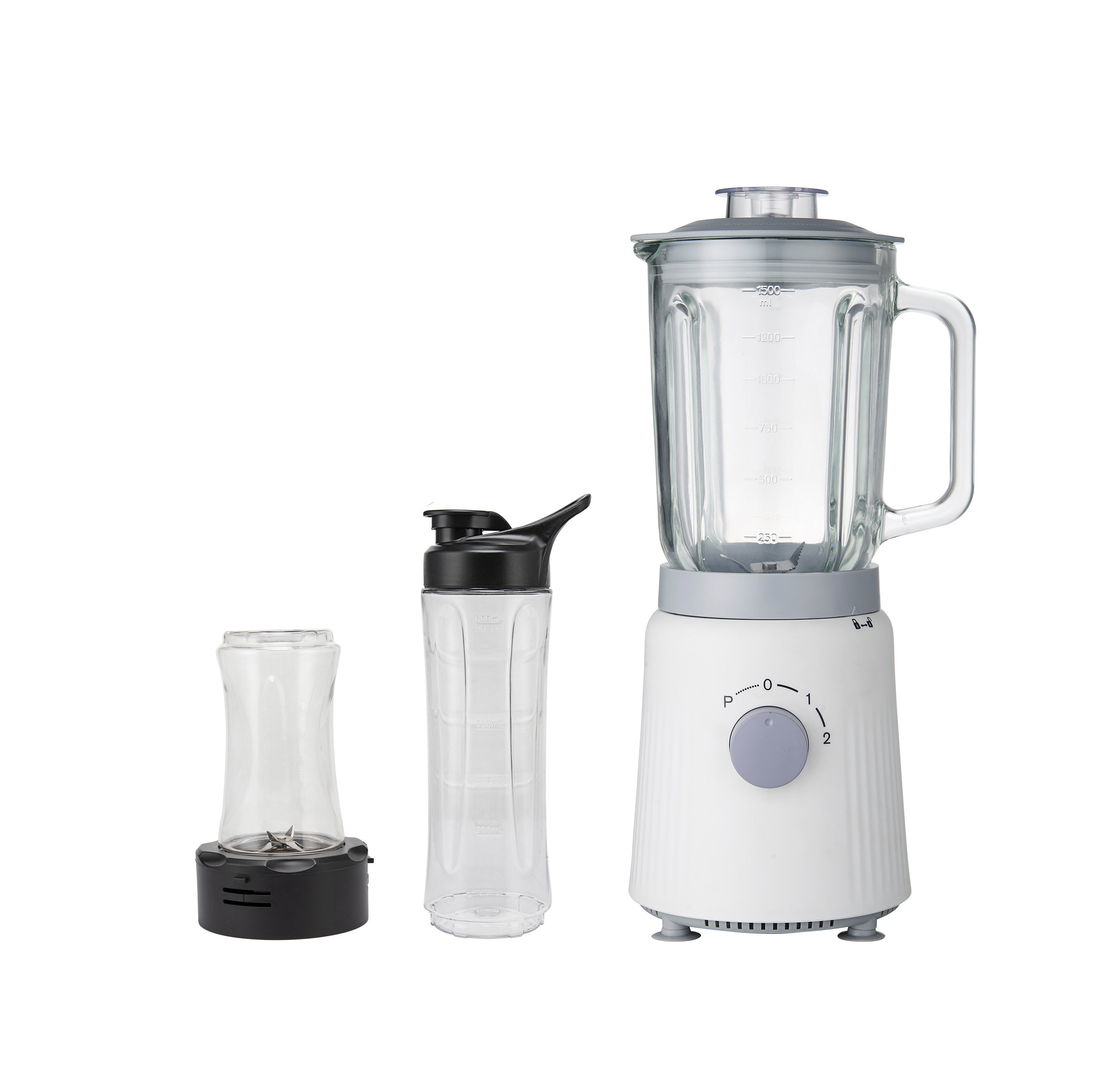 Blender 1.5L Large Capacity Commercial With Mixer Grinder Heavy Duty Machine Portable Ice Smoothie Blenders