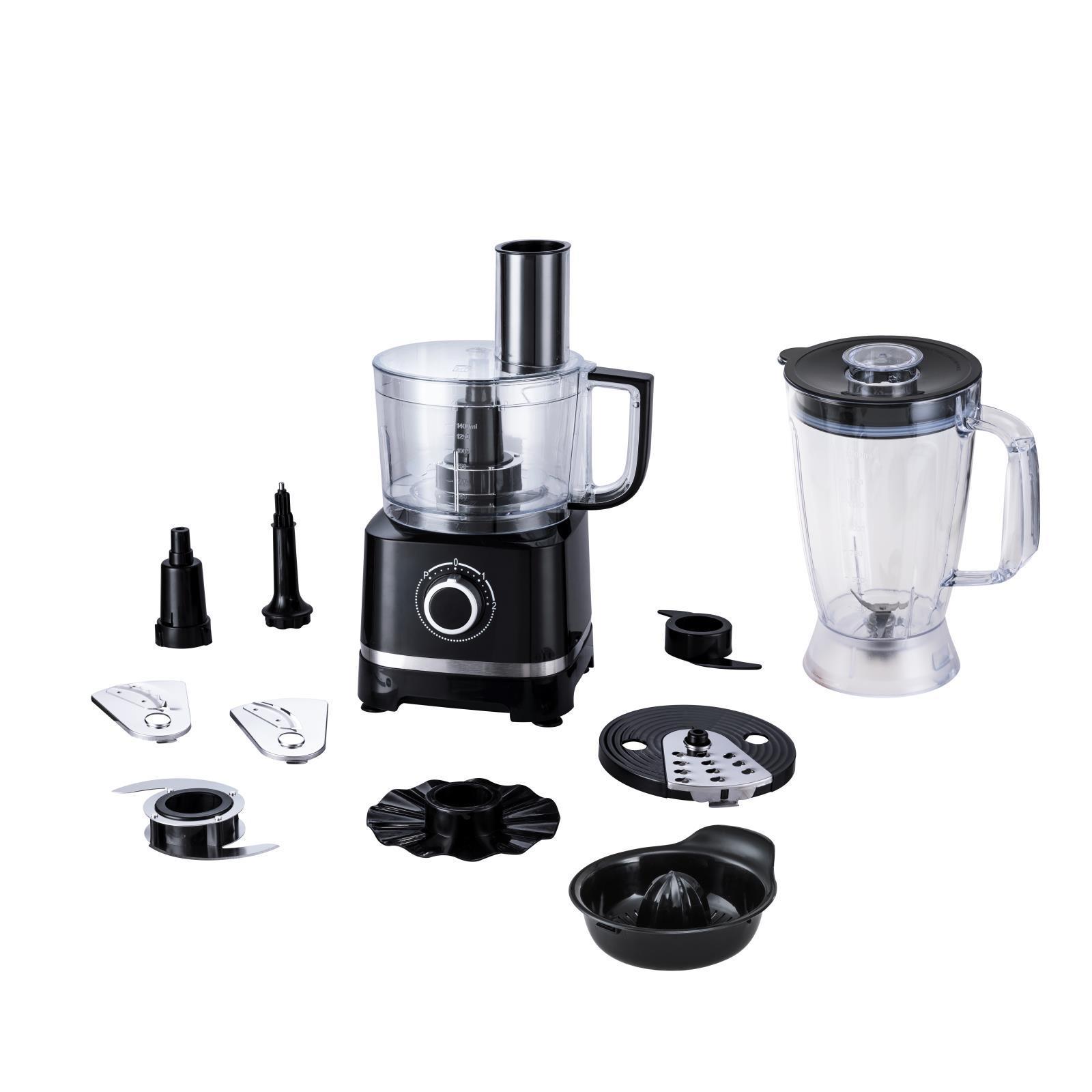 Wholesale Household 7 in 1 Electric Food Processor Blender for Shredding Slicing Chopping Grinding With Stainless Steel Trim