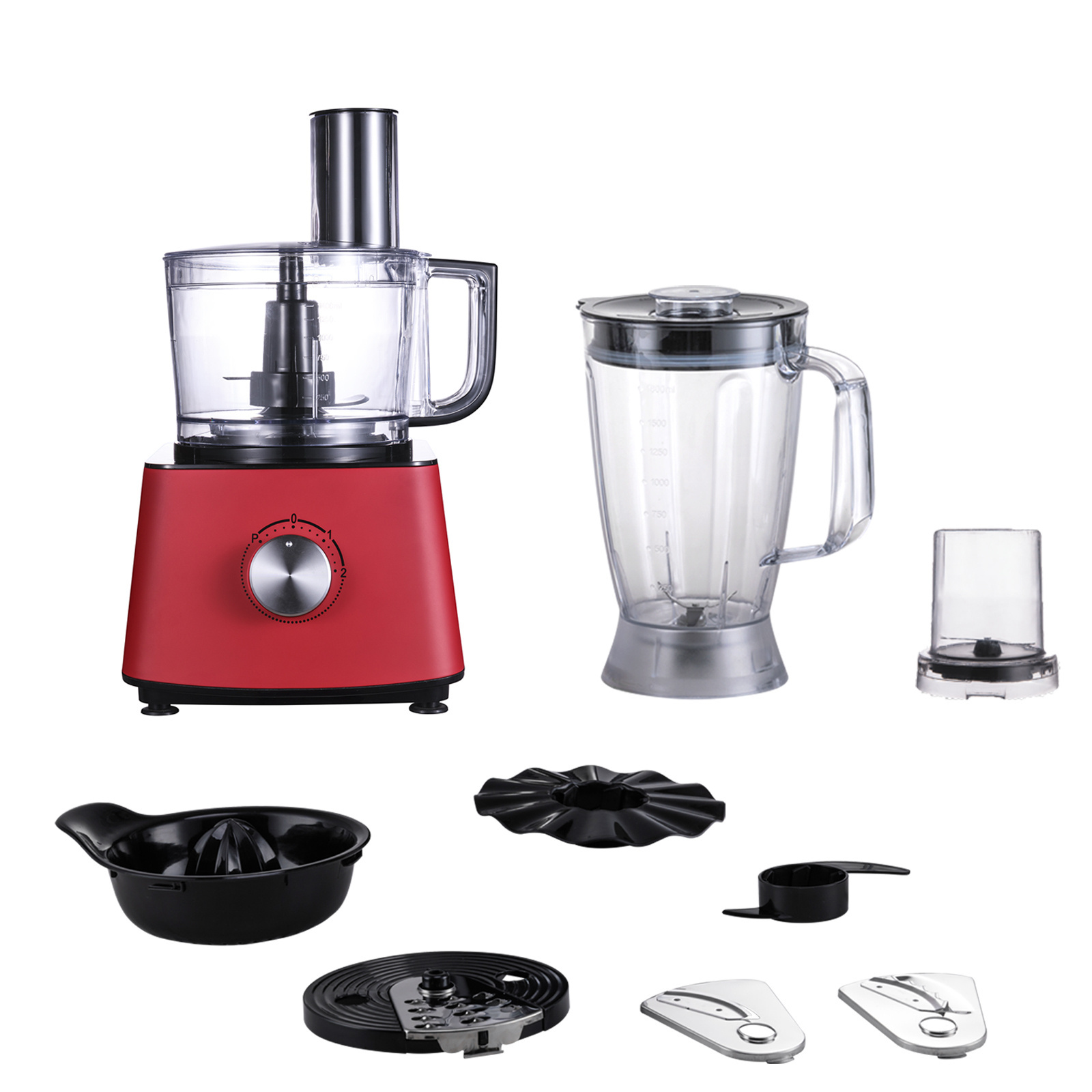 700W Powerful Food Processor 9 in 1 Table Blender Juicers Multi-functional Meat Grinders Choppers Cutters Slicers Set