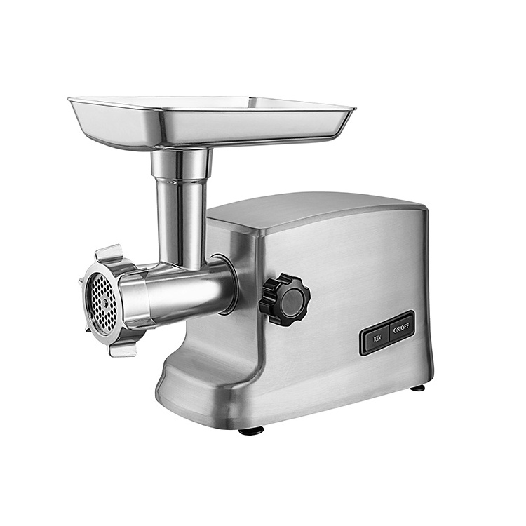 RTS Powerful Motor Locked Power 2000W Kitchen Household Electric Meat Mincer Meat Grinder Stainless Steel