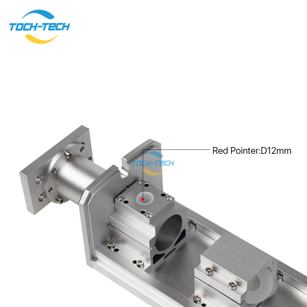 TOCH-TECH   Fiber Laser Path Blue Red Silver Standard Fiber Laser Path Housing Rayucs MAX Interface for Laser Marking Machine