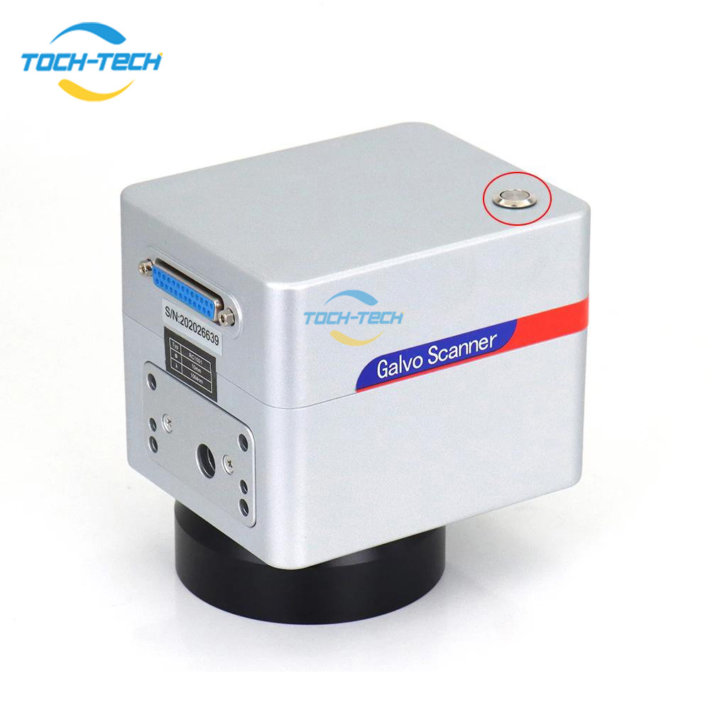 TOCH-TECH  RC1001 Fiber Laser Scanning Galvo Head Set 10.6um &1064nm Apeature 10mm Galvanometer Scanner with Power Supply