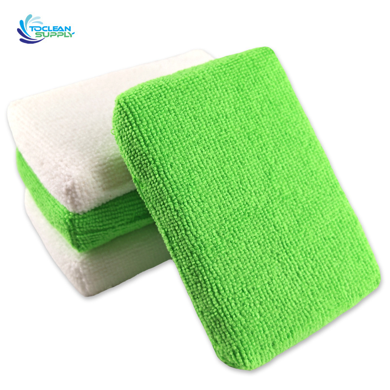 soft detail magic waxing polishing sponge pad microfiber car cleaning wash sponge