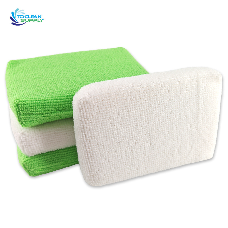 soft detail magic waxing polishing sponge pad microfiber car cleaning wash sponge