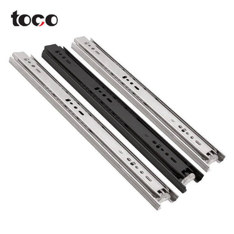 toco Soft Close Drawer Slide Furniture Cabinet Drawer Slides Rail Push To Open Drawer Furniture Accessories Hardware