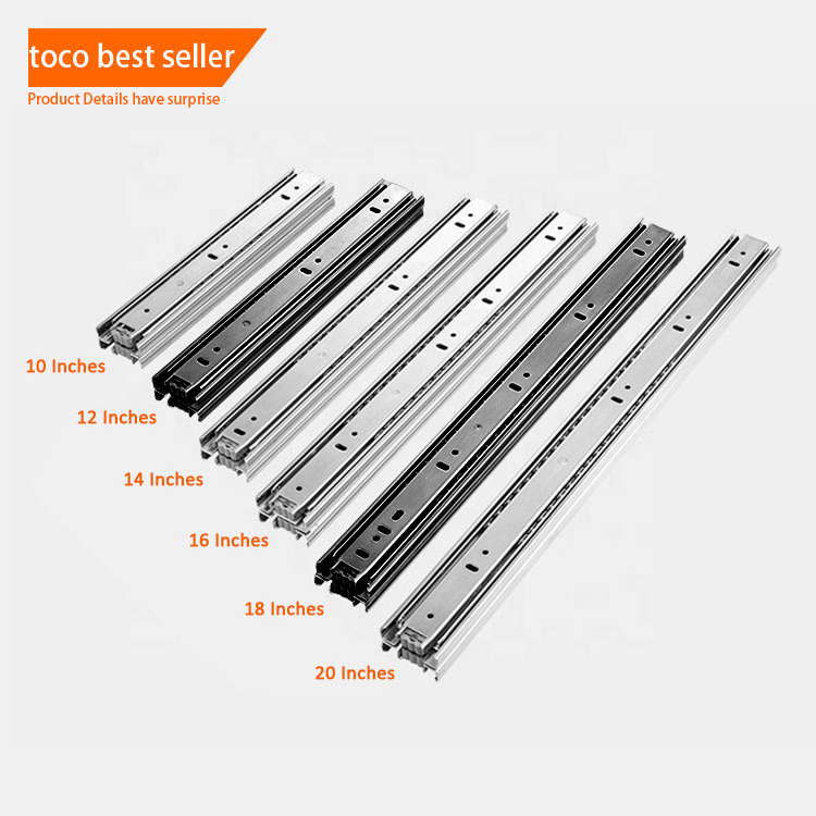 Toco Full Extension Vertical Hidden Hafele Furniture Function Ball Bearing Tool Drawer Slide Set System