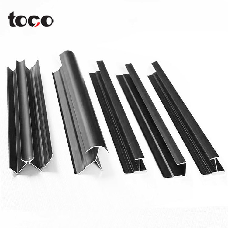 TOCO Tile Profile T Shaped Edging Trim Modern Style Decorative Strip Stainless Steel Tile Trim For Wall