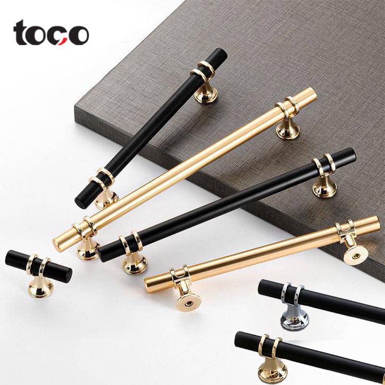 TOCO Cabinet Knobs Gold Kitchen Cabinet Handles Door Drawer Knobs Wardrobe Pulls