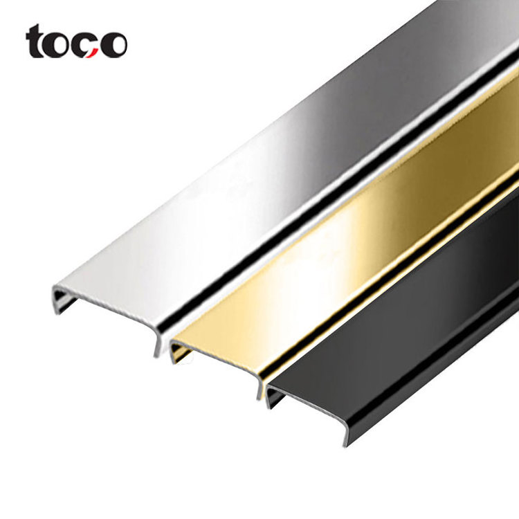 Toco 13mm Countertops Decorative U Trim Aluminum Colours Furnitures Edge Banding Tape