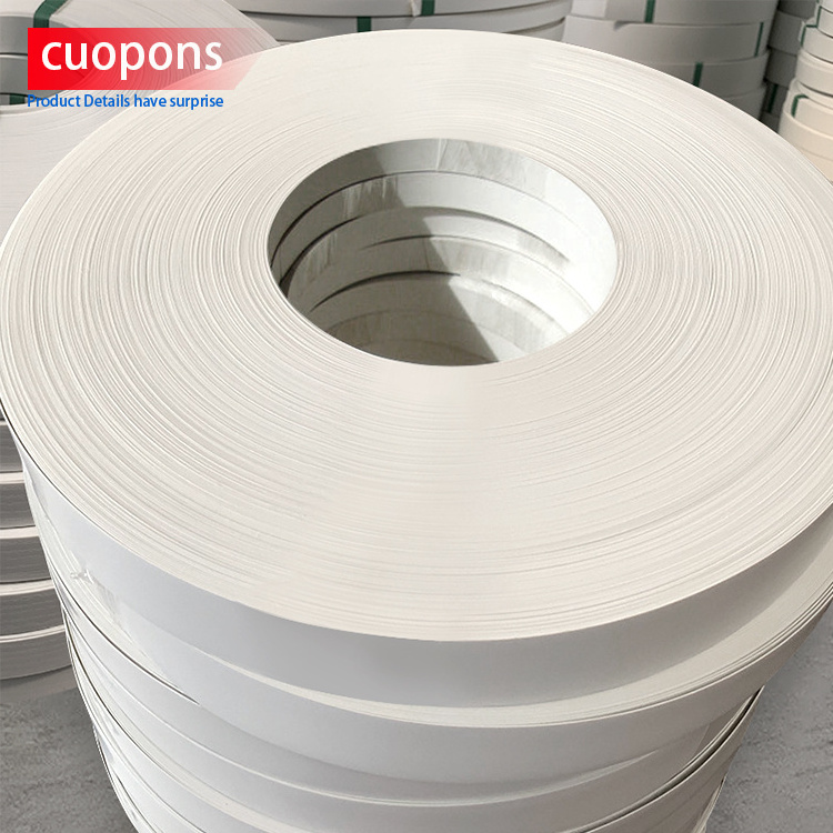 Factory Supply Banding Strip Edge Pvc 0.4mm 0.45mm 1mm 2mm 3mm Solid Color Woodgrain Abs Acrylic Pvc Edge Banding