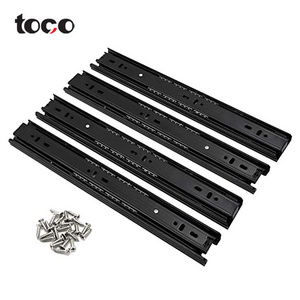 toco Soft Close Drawer Slide Furniture Cabinet Drawer Slides Rail Push To Open Drawer Furniture Accessories Hardware