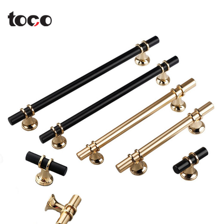 TOCO Cabinet Knobs Gold Kitchen Cabinet Handles Door Drawer Knobs Wardrobe Pulls