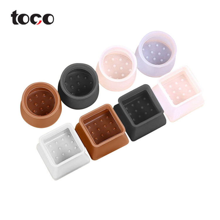 TOCO silicone Furniture Feet Pads Wood Floor Protectors non slip chair feet covers