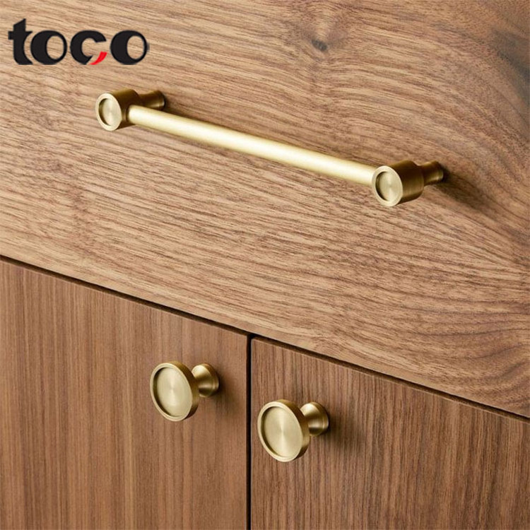 toco Popular Gold Cabinet Wardrobe Bedroom Drawer Dresser Furniture Pulls Handles