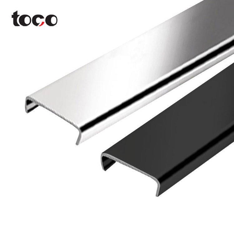 Toco 13mm Countertops Decorative U Trim Aluminum Colours Furnitures Edge Banding Tape