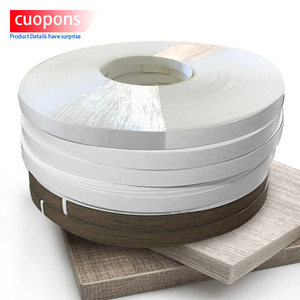 Factory Supply Banding Strip Edge Pvc 0.4mm 0.45mm 1mm 2mm 3mm Solid Color Woodgrain Abs Acrylic Pvc Edge Banding