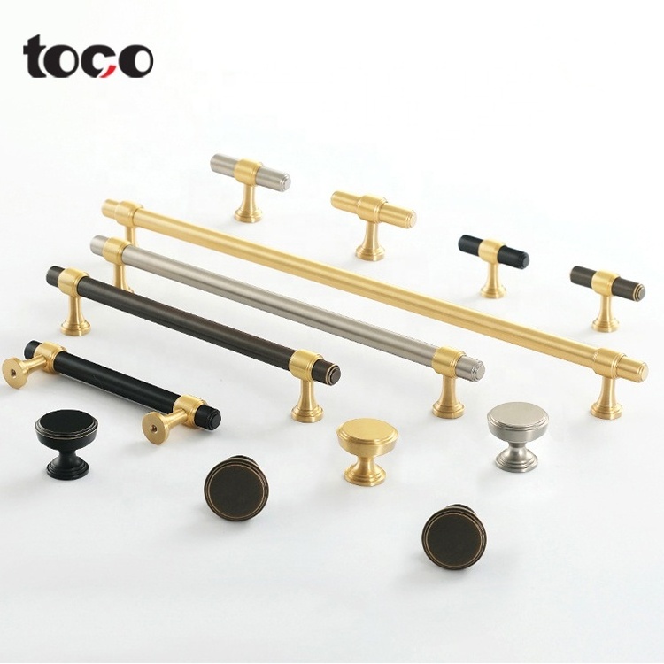 toco modern furniture kitchen handles door cabinet drawer t bar flush pull handle cabinet round flush brass handle