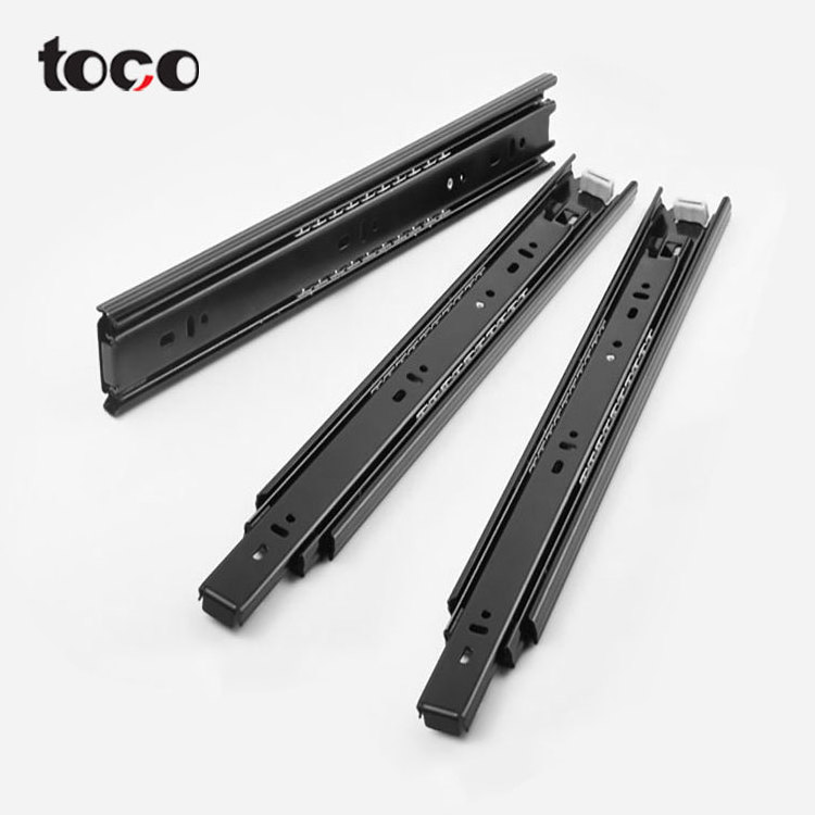 toco Soft Close Drawer Slide Furniture Cabinet Drawer Slides Rail Push To Open Drawer Furniture Accessories Hardware