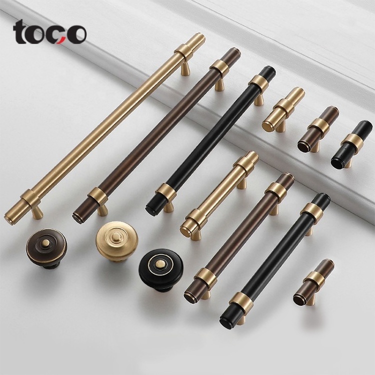 toco modern furniture kitchen handles door cabinet drawer t bar flush pull handle cabinet round flush brass handle