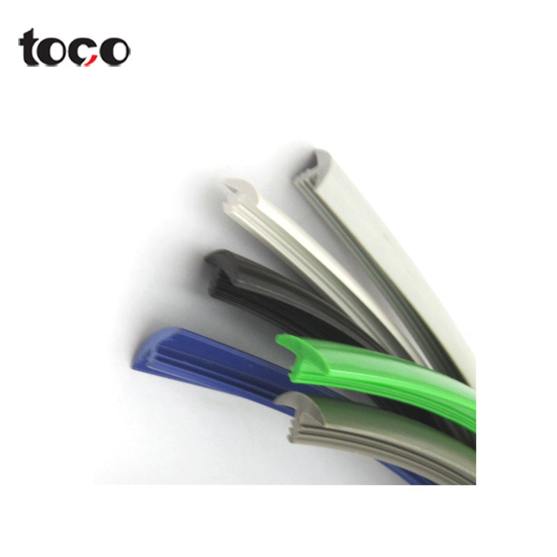 TOCO Plastic Strips Trim Edging Mdf Shaped Pvc T Profile T Molding Profile