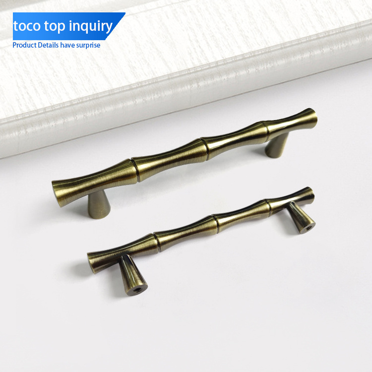 TOCO handles u gold crystal cabinet handle foshan handle european style drawer pulls for furniture crystal