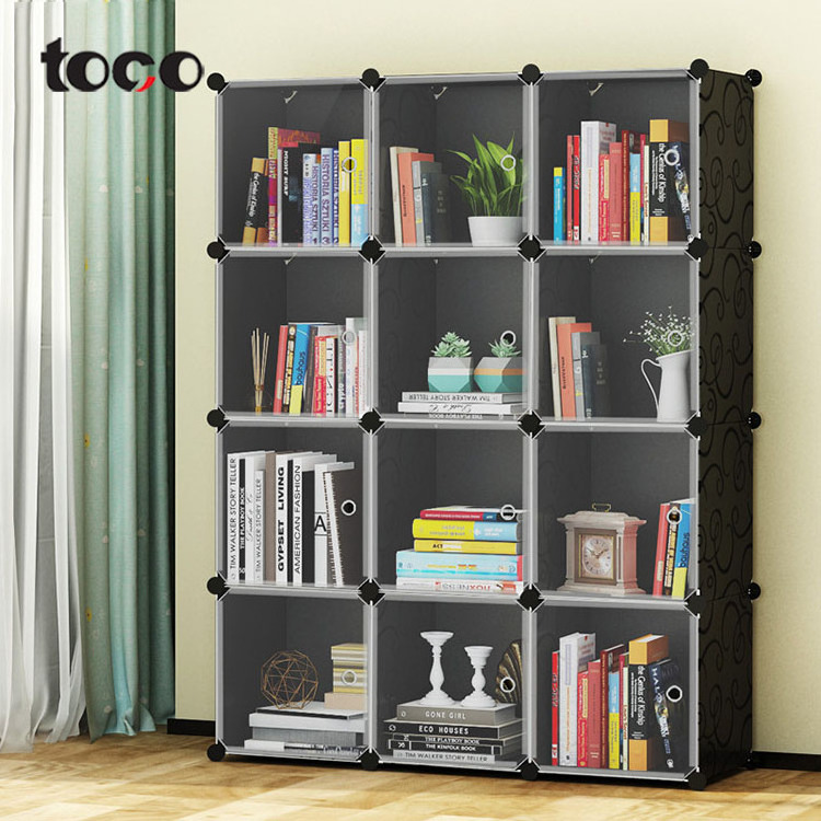 toco Bedroom wardrobe colour modern foldable simple plastic wardrobe cabinet