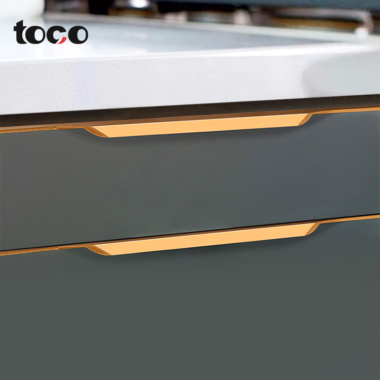 TOCO Cheap Stainless steel Furniture Kitchen Cabinet Pull Handle Drawer And Dresser Pulls Knobsnet pulls and handles