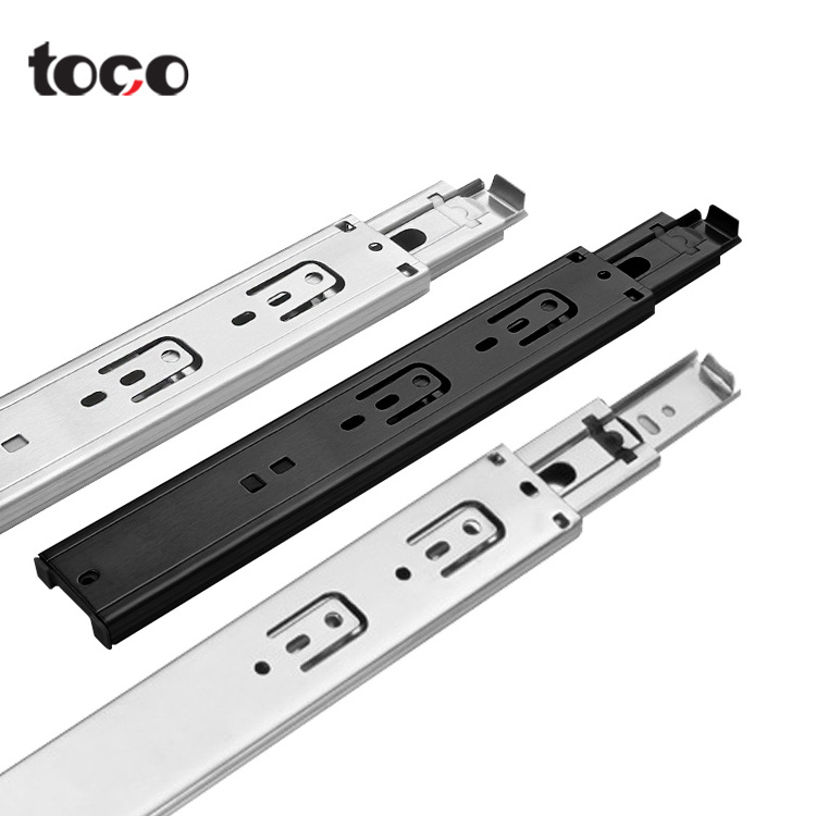 Toco Heavy Duty Metal Box Drawer Slides with rolling drawers Soft close drawer slides Kitchen Cabinet