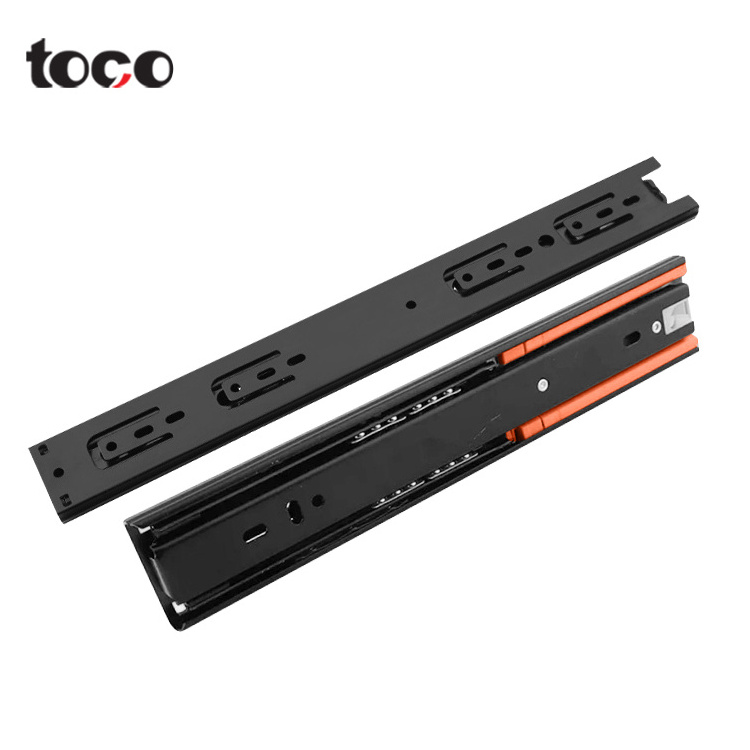 Toco Heavy Duty Metal Box Drawer Slides with rolling drawers Soft close drawer slides Kitchen Cabinet